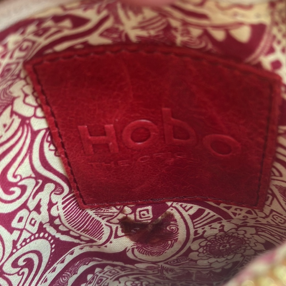 Hobo top grain caramel leather MSRP $158 Lizzie ( minor flaws) clutch/ handbag - Picture 6 of 13
